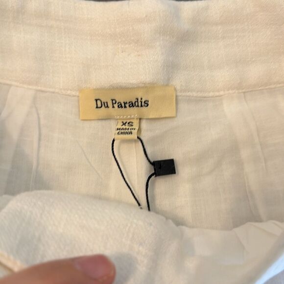 DU PARADIS Linen Shorts - Picture 3 of 9